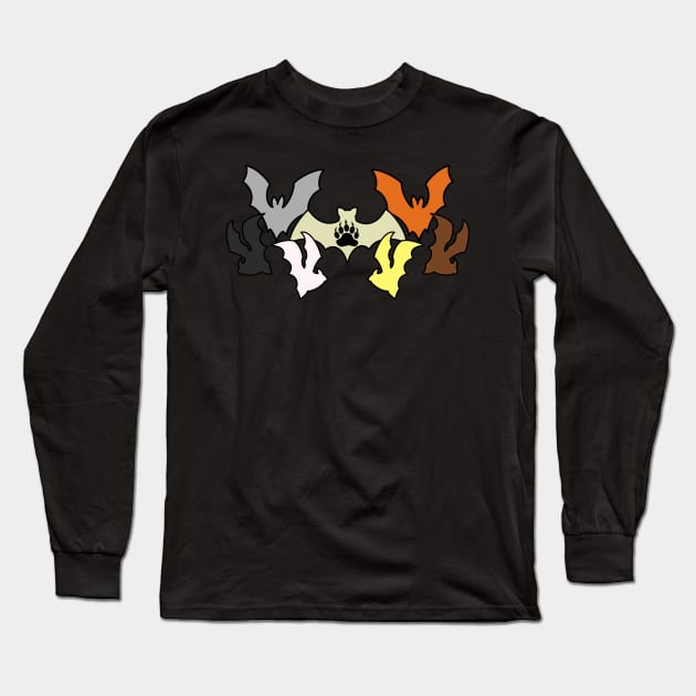 Pride Bats Bear Long Sleeve T-Shirt by FilthyAnimals